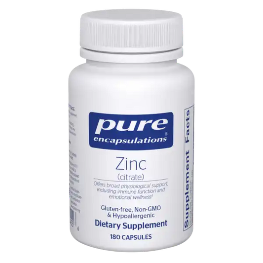 Pure Encapsulations Zinc Citrate 180 Capsules