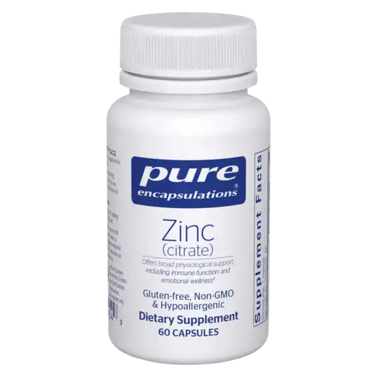 Pure Encapsulations Zinc Citrate 60 Capsules